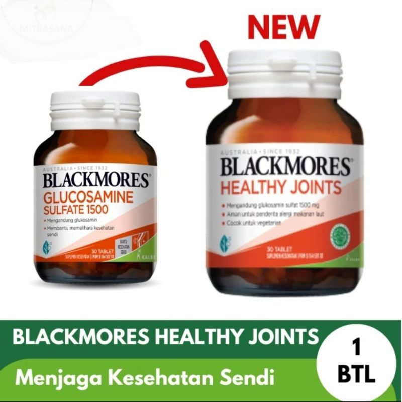 Blackmores Healthy Joints Glucosamine Sulfate 1500mg 30 tablet