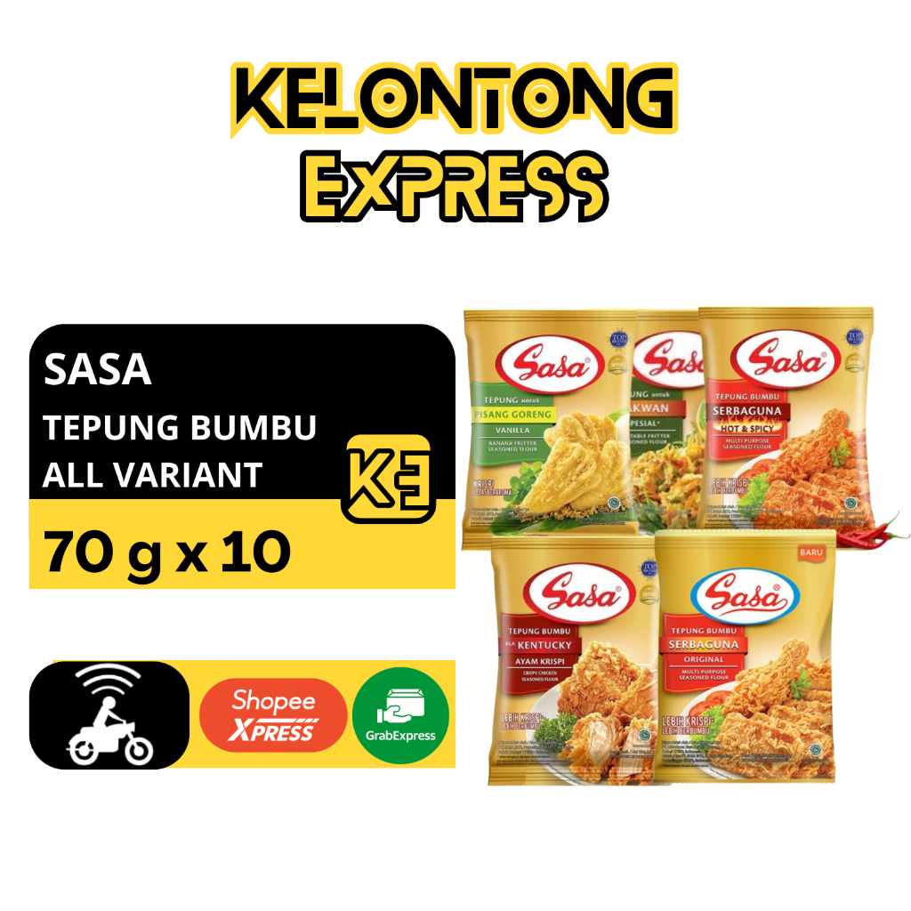 

SASA TEPUNG BUMBU ALL VARIANT 70gr [1 RENCENG10 SACHET]