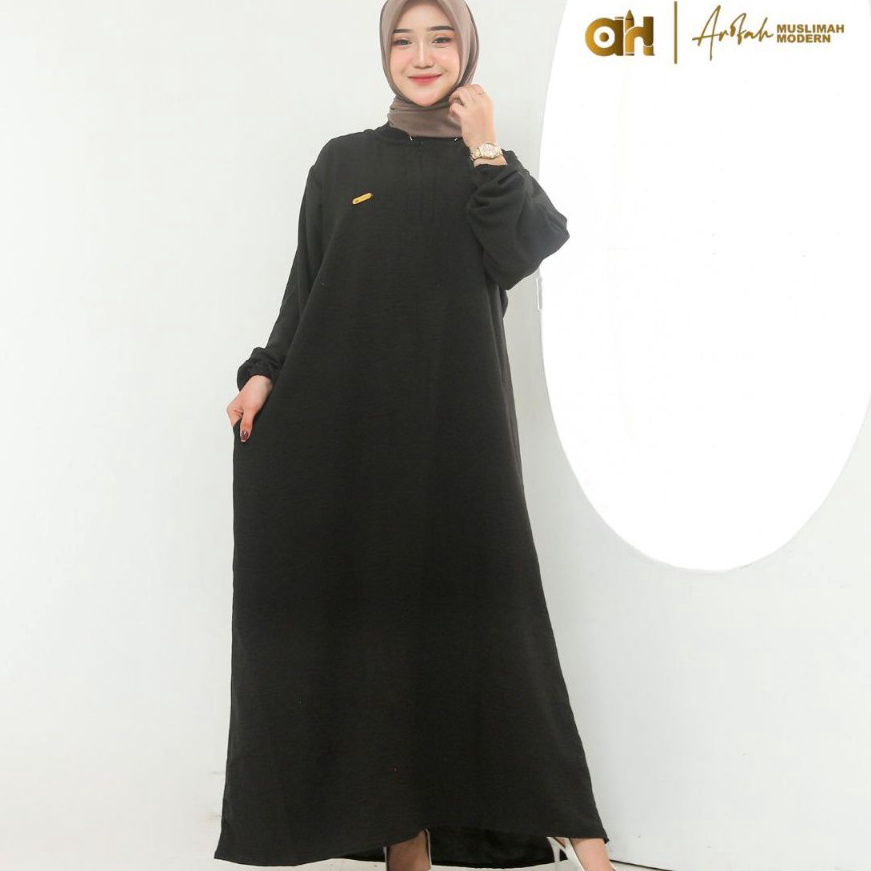 Limit Gamis Semi Abaya Crinkle LD 13CM  gamis terbaru 224Gamis Jumbo ld 13  Gamis Crinkle Premium  G