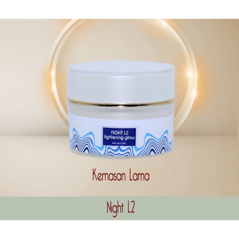 Shineskin cream malam Brightening L2/cream wajah/cream malam glowing