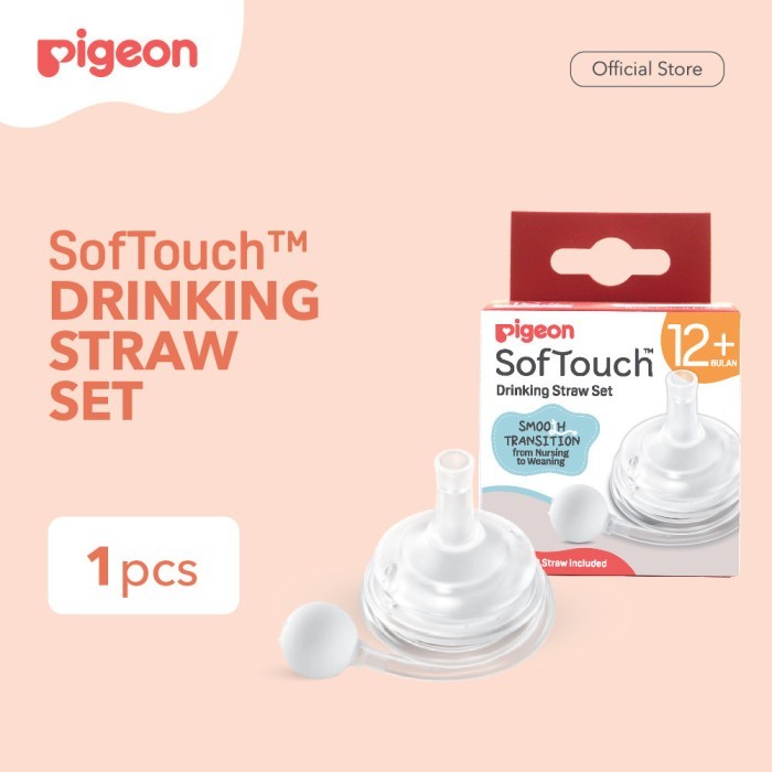 Pigeon Wideneck Straw Set - Sedotan Botol Pigeon