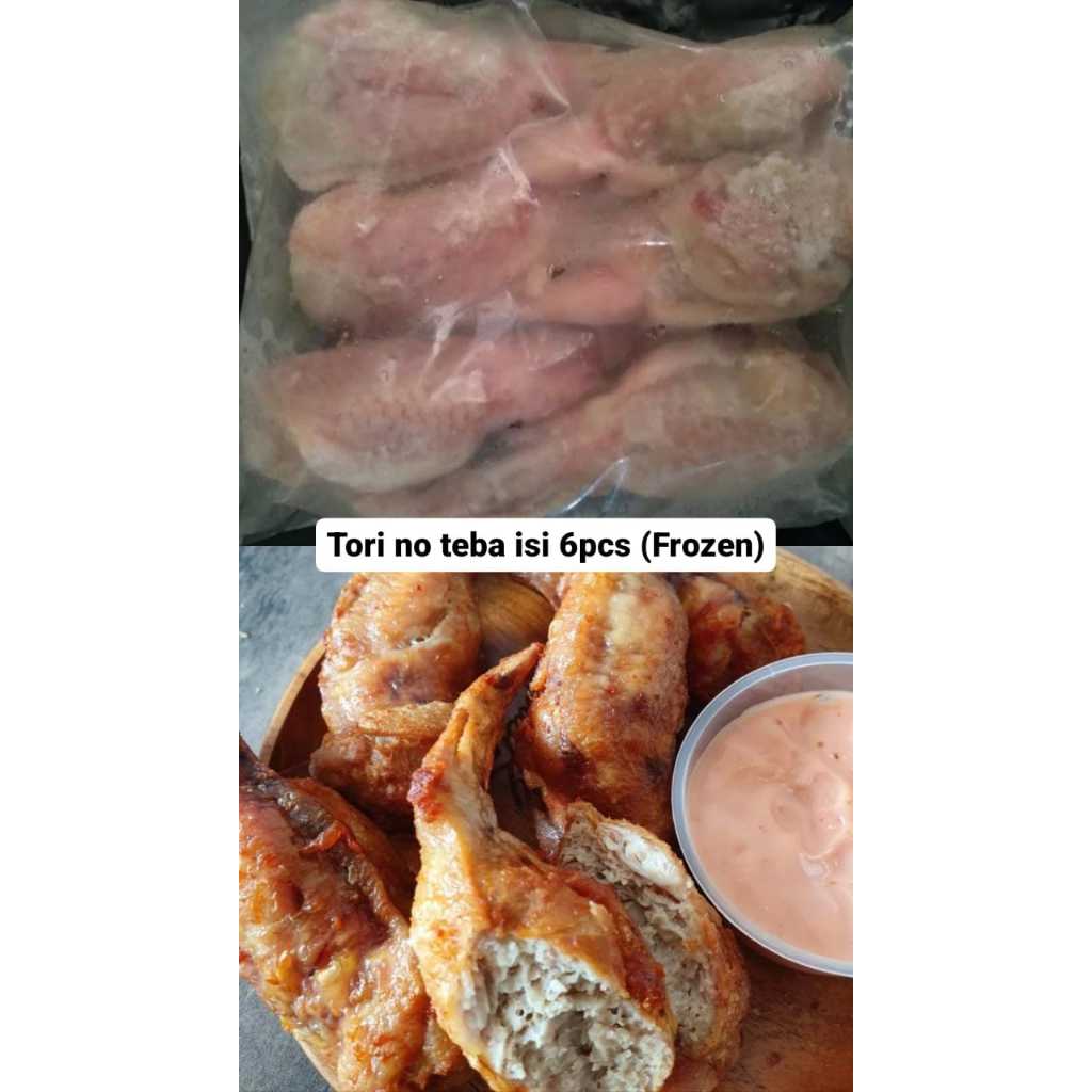 

Tori No Teba / Sayap Ayam isi 6pcs ala bento frozen