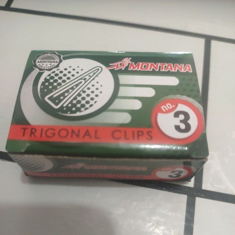 

trigonal clips klip kertas no 3 merk montana