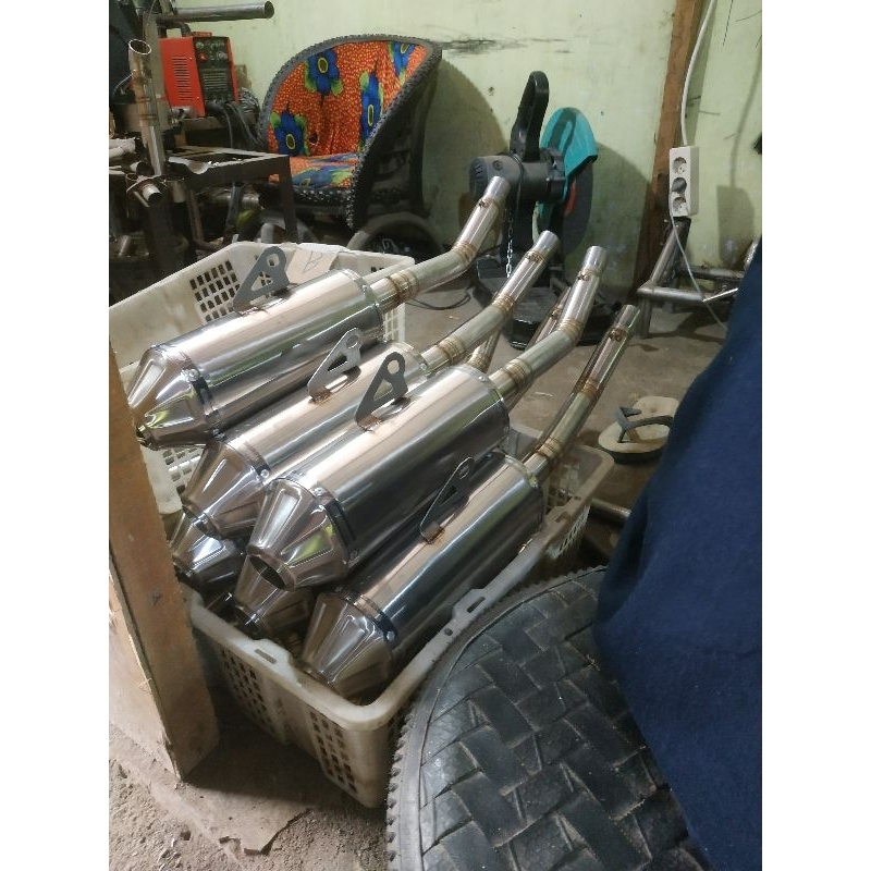 KNALPOT RACING UNTUK KLX - DTRACKER - CRF - WR155 - ETC