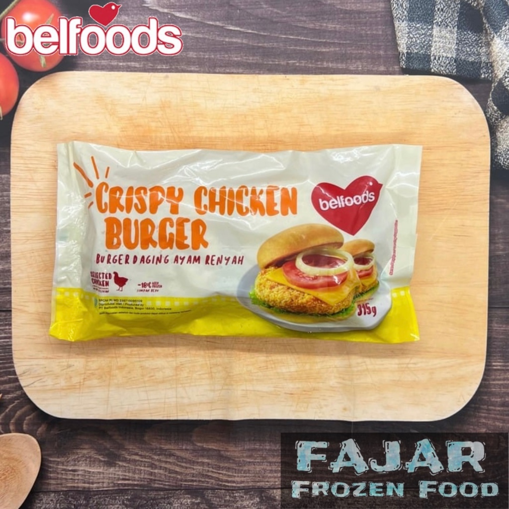 

BELFOODS CRISPY CHICKEN BURGER 315GR