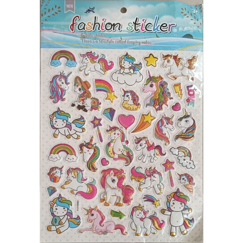 

Stiker timbul UNICORN 20x25cm