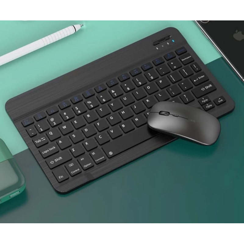 Set Wireless Keyboard & Mouse Bluetooth for Ipad, Tablet, HP