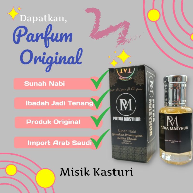 PM Parfum | Minyak Misik Kasturi Asli Original Arab Saudi