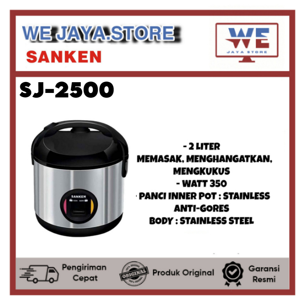 RICE COOKER SANKEN SJ-2500 1.8LITER 6 in 1