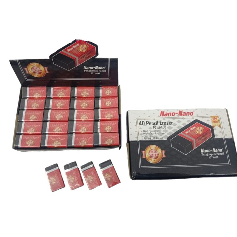 

Penghapus pensil/ Setip hitam murah per box isi 40pcs