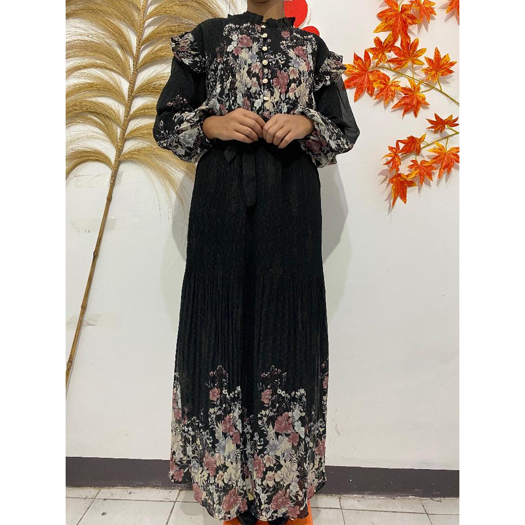 GAMIS/DRESS/BAJU SYARI WANITA MOTIF 1 GRATIAS CITRA 1054