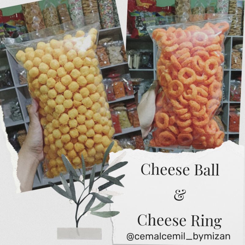 

Cheese Ball 200 Gram & Cheese Ring 150 Gram