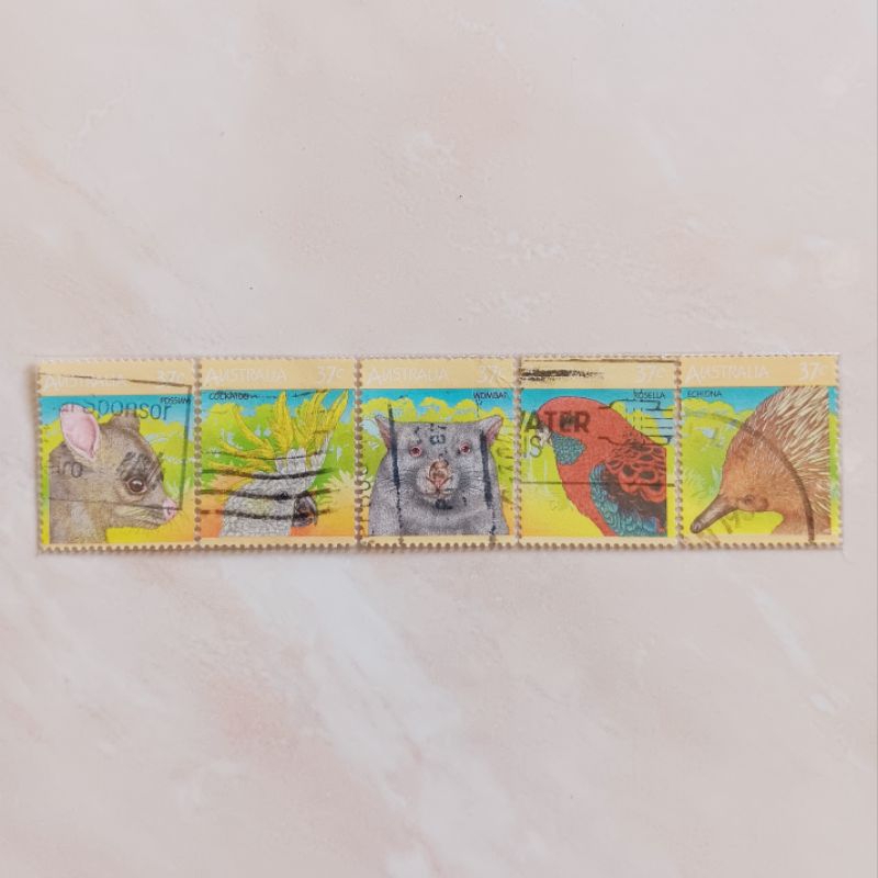 

(AG) Perangko Australia Australian Wildlife - 1987 Set Lengkap 5 pcs Used