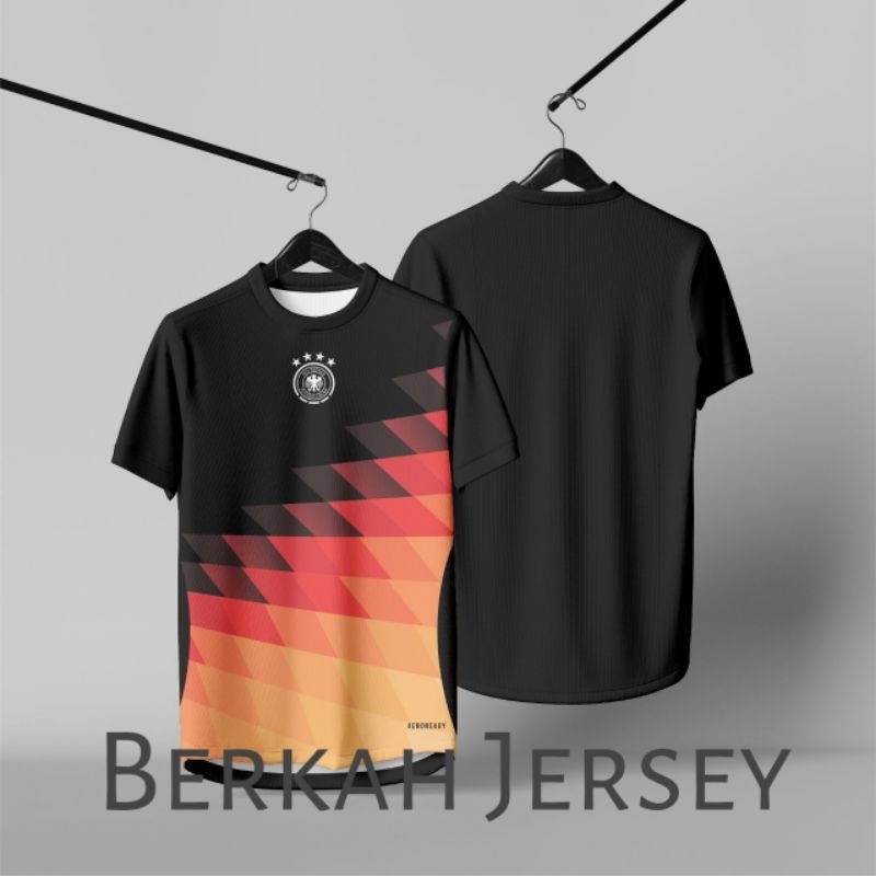 Jersey Bola Jerman Germany Training Prematch 2024 Fullprinting