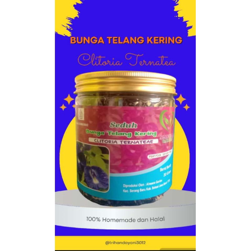 

Bunga Telang Kering 30 gram