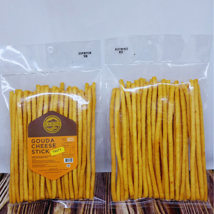 

Stik Keju Gouda Baros Terlaris Lembut Renyah Cheese Stick Keju Gouda