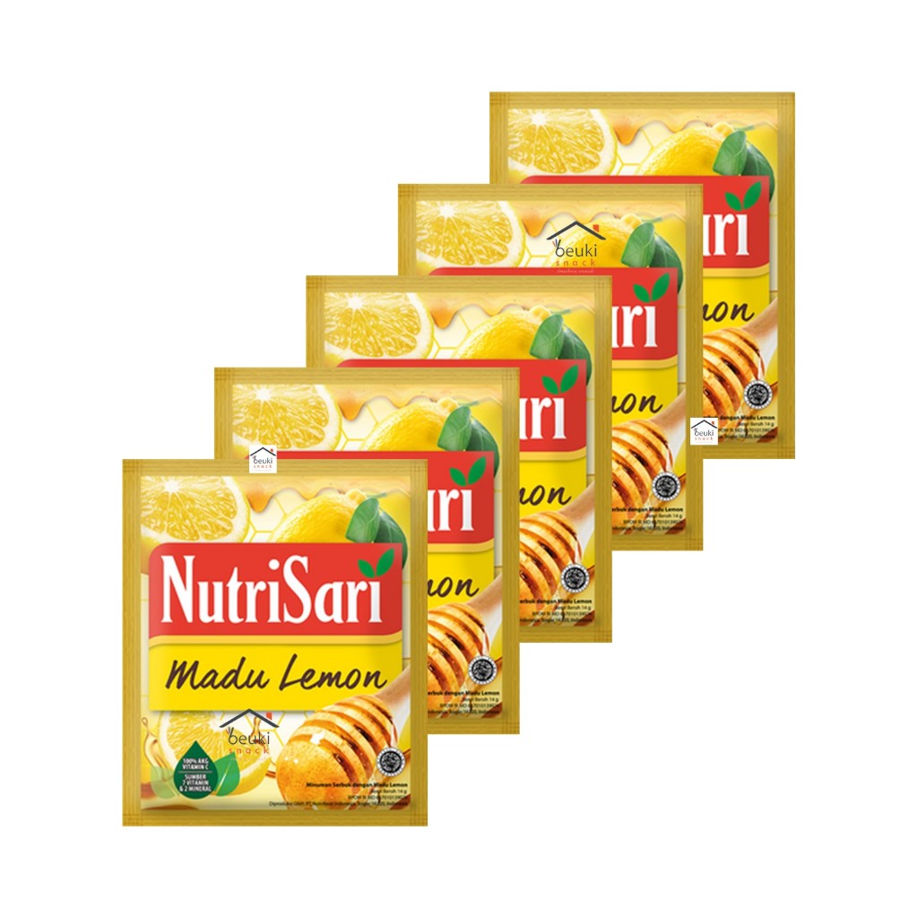 

5PCS NutriSari Madu Lemon Minuman Bubuk Rasa Madu Lemon