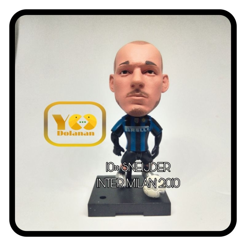 10# SNEIJDER - INTER MILAN 2010 SOCCERWE+ KODOTO FIGURE PEMAIN BOLA