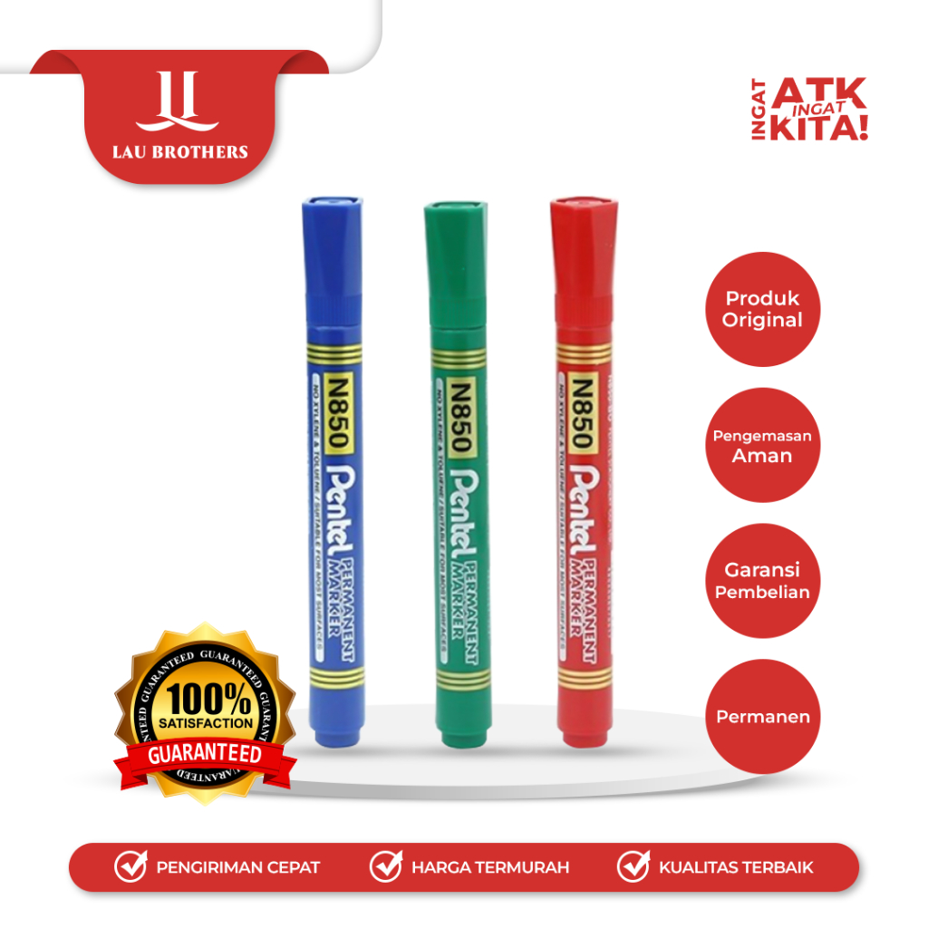 

PENTEL SPIDOL PERMANENT/ PERMANENT MARKER N850 (1PC)