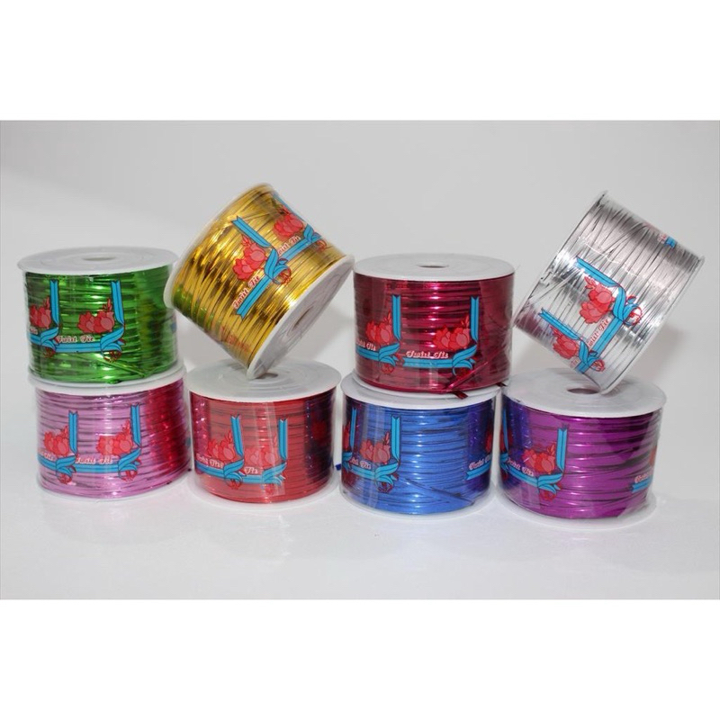 

Gift Tie 50 Yard / Twist Tie / Kawat untuk Bingkisan / Kawat Kado Pita Kawat souvenir Ulang Tahun