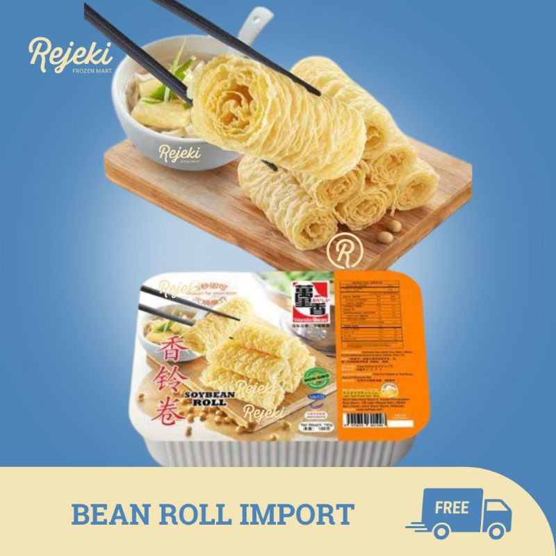 

Soybean Roll Kembang Tahu Gulung Hotpot Ring Roll - Rejeki Frozen Mart