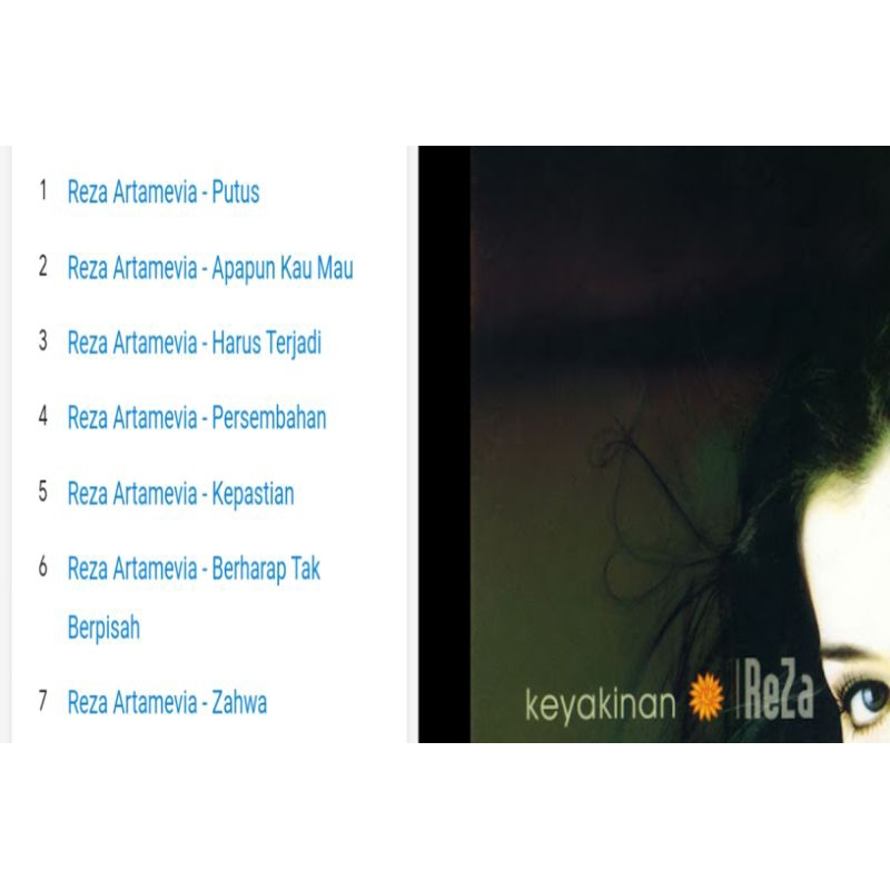 reza artamevia cd album keyakinan 2002