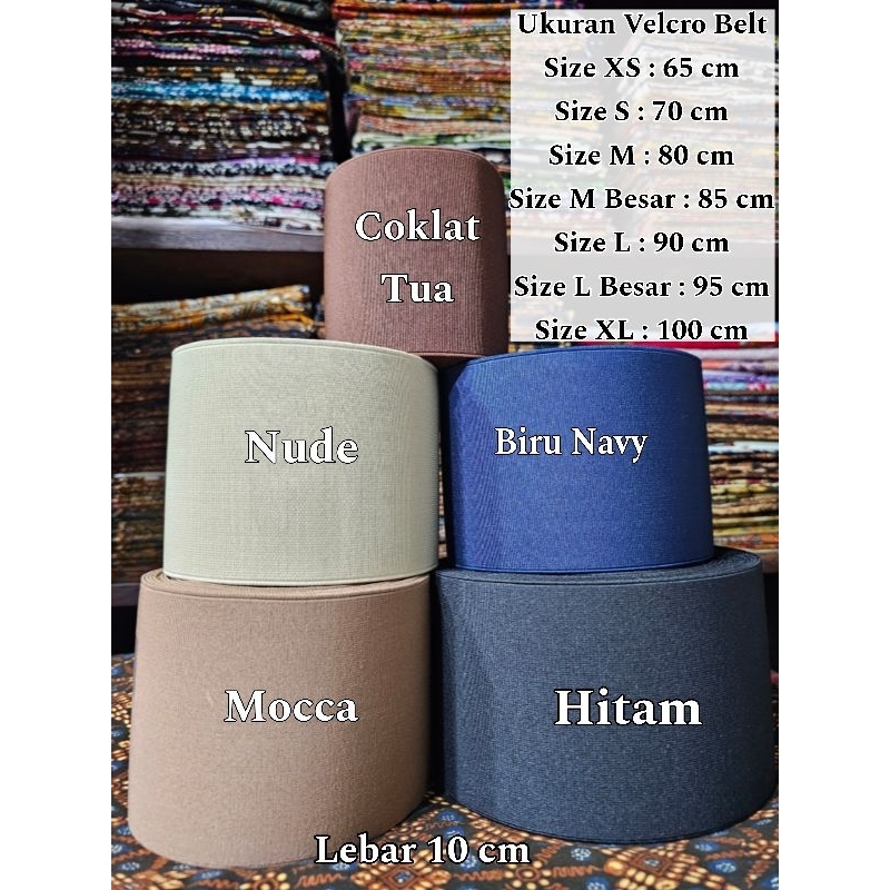 Velcro Belt lebar 10 cm