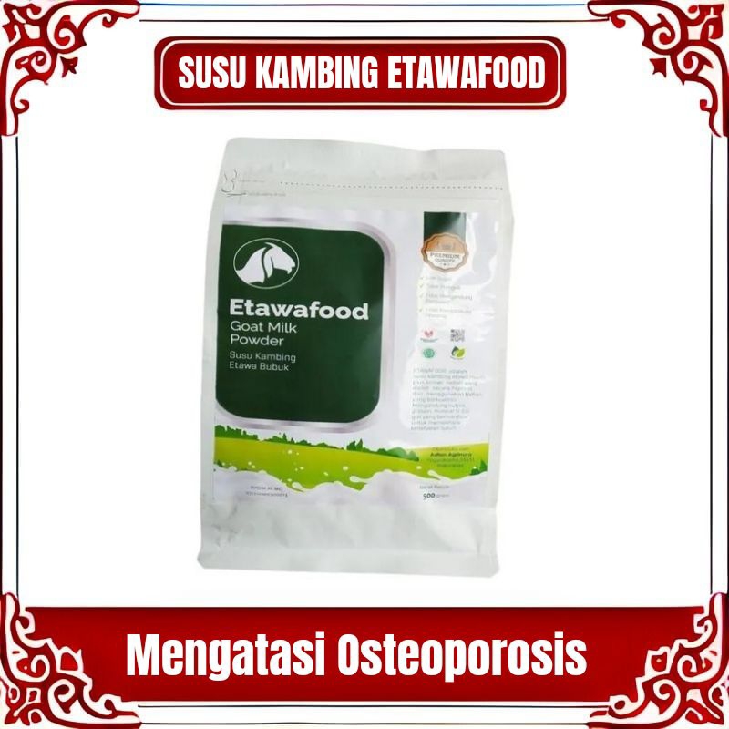 

SUSU KAMBING ETAWAFOOD 1KG - GOAT MILK POWDER PREMIUM ATASI NYERI SENDI DLL