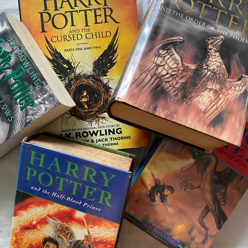 Buku Novel Import HARRY POTTER Bekas Second Preloved Jual Satuan