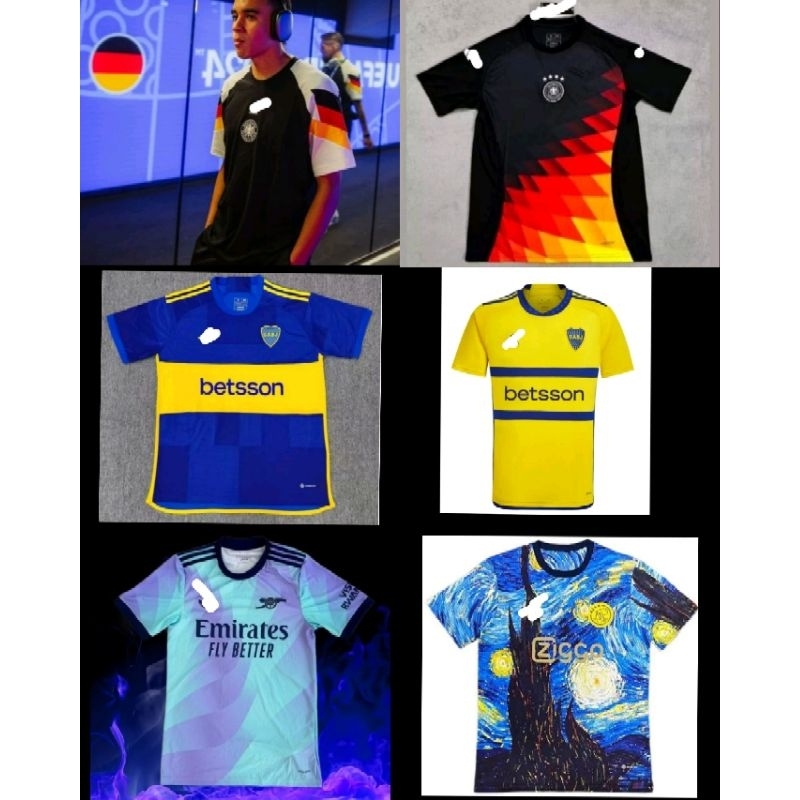 Jersey Boca Junior 2023 Home Away Printing/Jersey Jerman 2024 Prematch/Jersey Germany Prematch 2024/