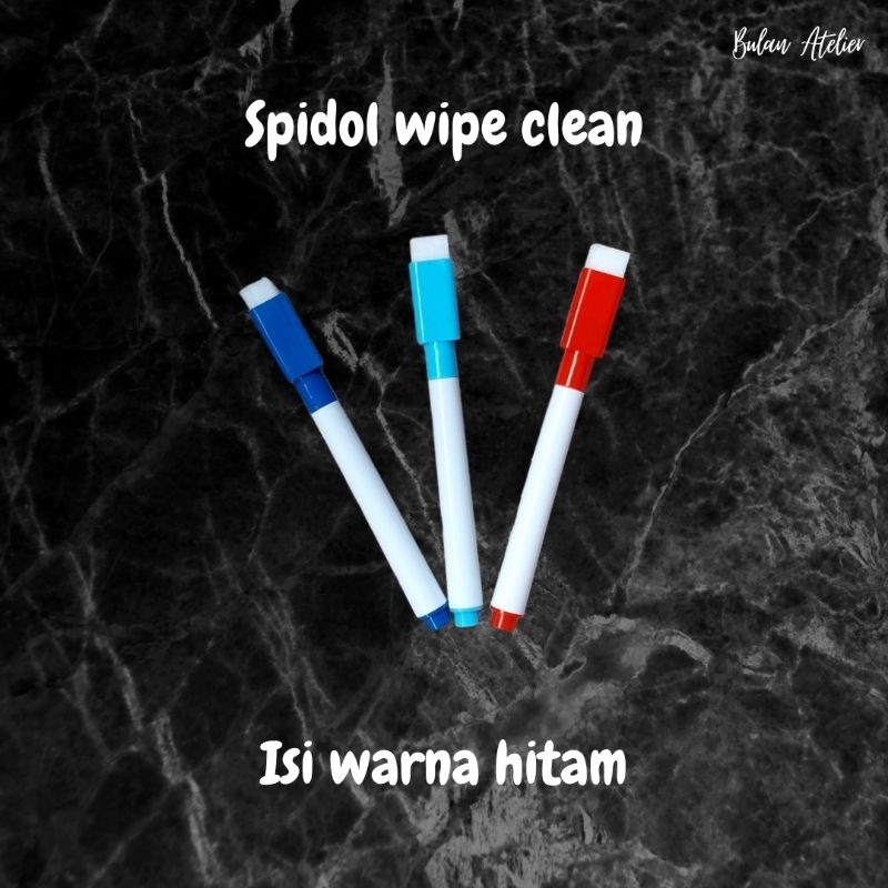 

Spidol Wipe Clean