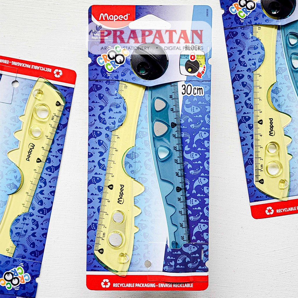 

Penggaris Lipat Maped Croc 30cm | Foldable Ruler Croc