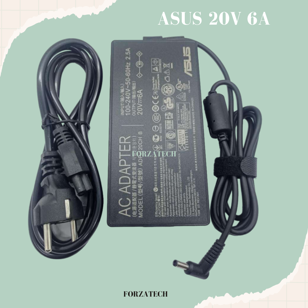 Asus Laptop Adapter ZenBook Flip 15 Q528EH (20V 6A 4.5*3.0mm) 120W