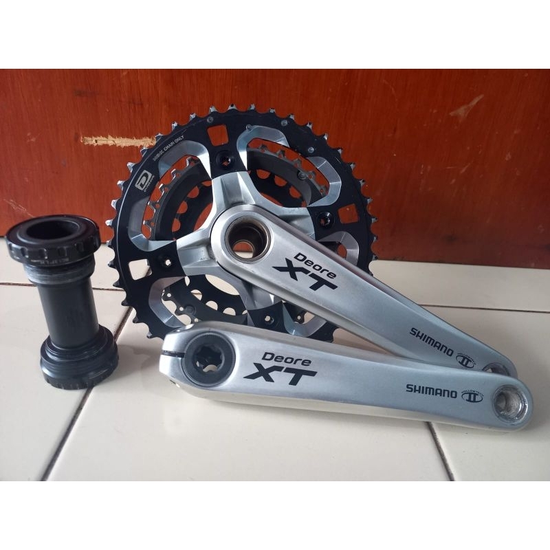 Crank Shimano Deore XT M770 3 speed 42-32-24T