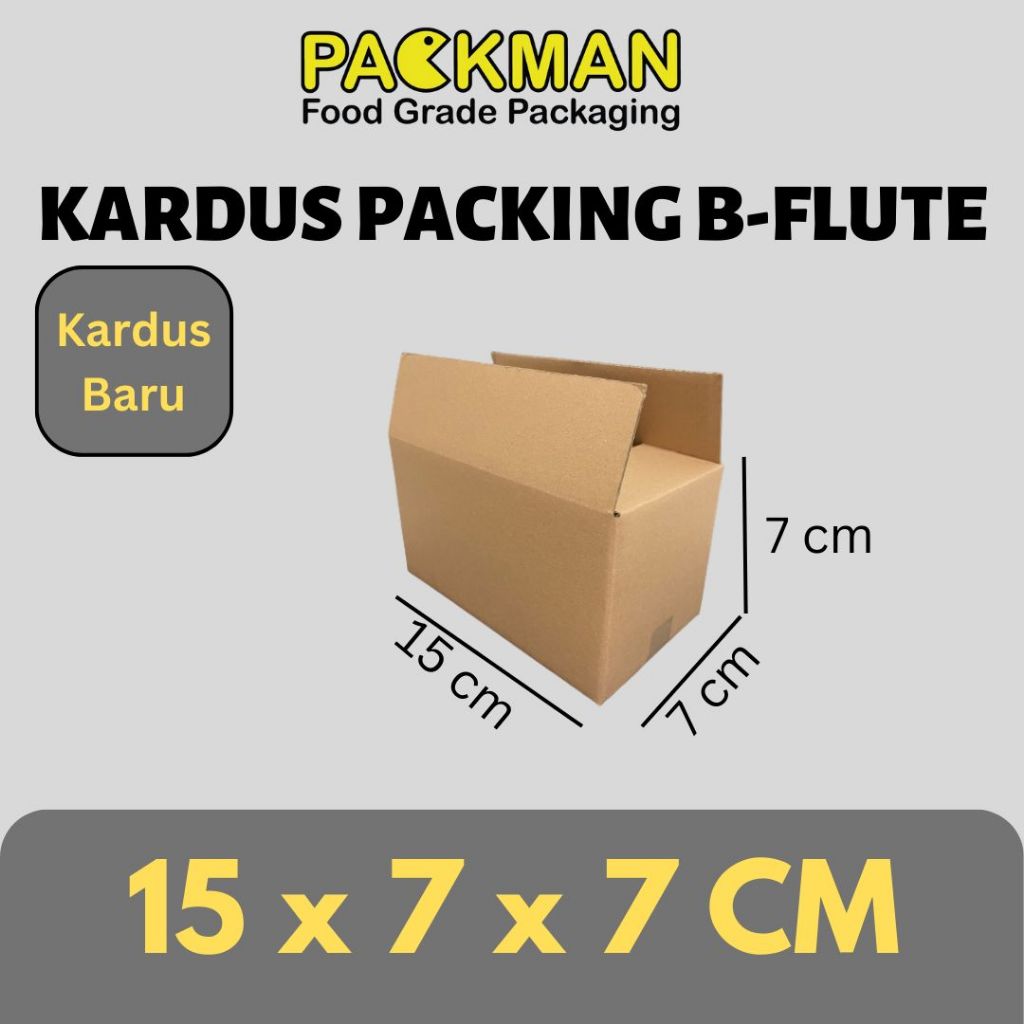 

KARDUS PACKING 15x7x7 cm / BOX KARTON CORUGATED B-FLUTE / PACKING ONLINE