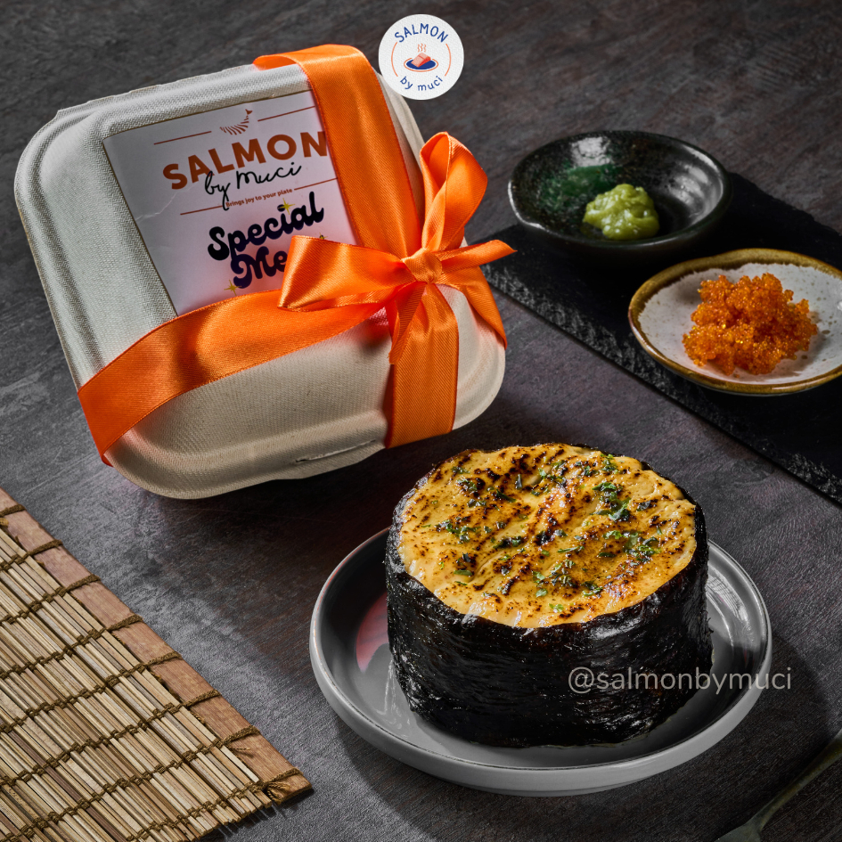 

[PO H-1] Salmon Mentai Cake