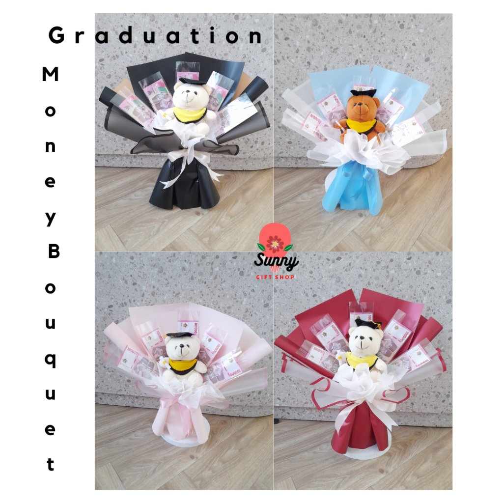 Sunny Graduation Bouquet / Buket Wisuda / Buket graduation /buket anak sekolah / buket kelulusan / b