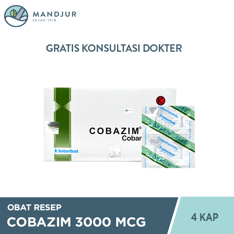 Cobazim 3000 mcg 4 Kapsul