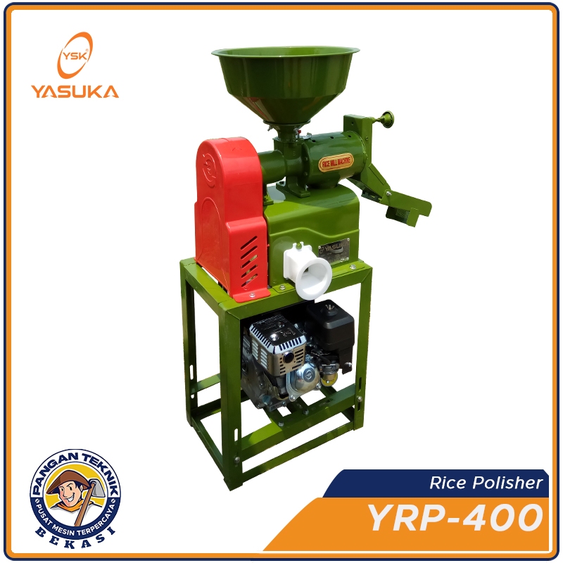 YRP400 YASUKA RICE POLISHER | Mesin Giling Padi YRP 400 SET Mesin Penggerak | Rice Polisher Yasuka