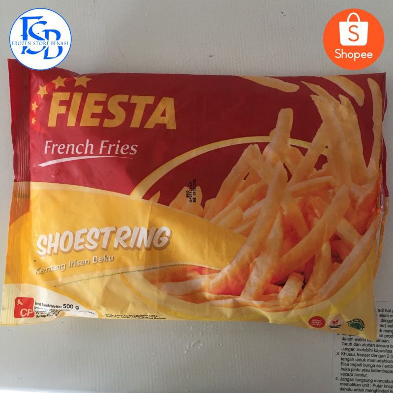 

KENTANG GORENG FIESTA (SHOESTRING 500GR)