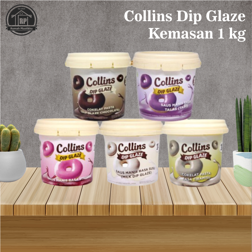 

Collins Dip Glaze All Varian 1 Kg / Toping Kue dan Donat