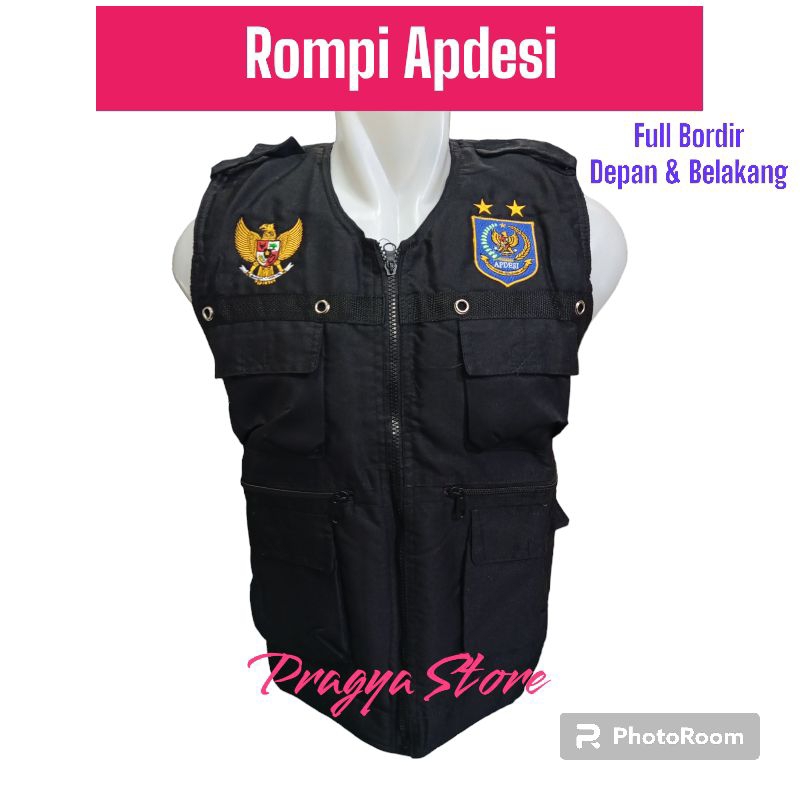Rompi APDESI ( CUSTOM Nama,Logo & Daerah )