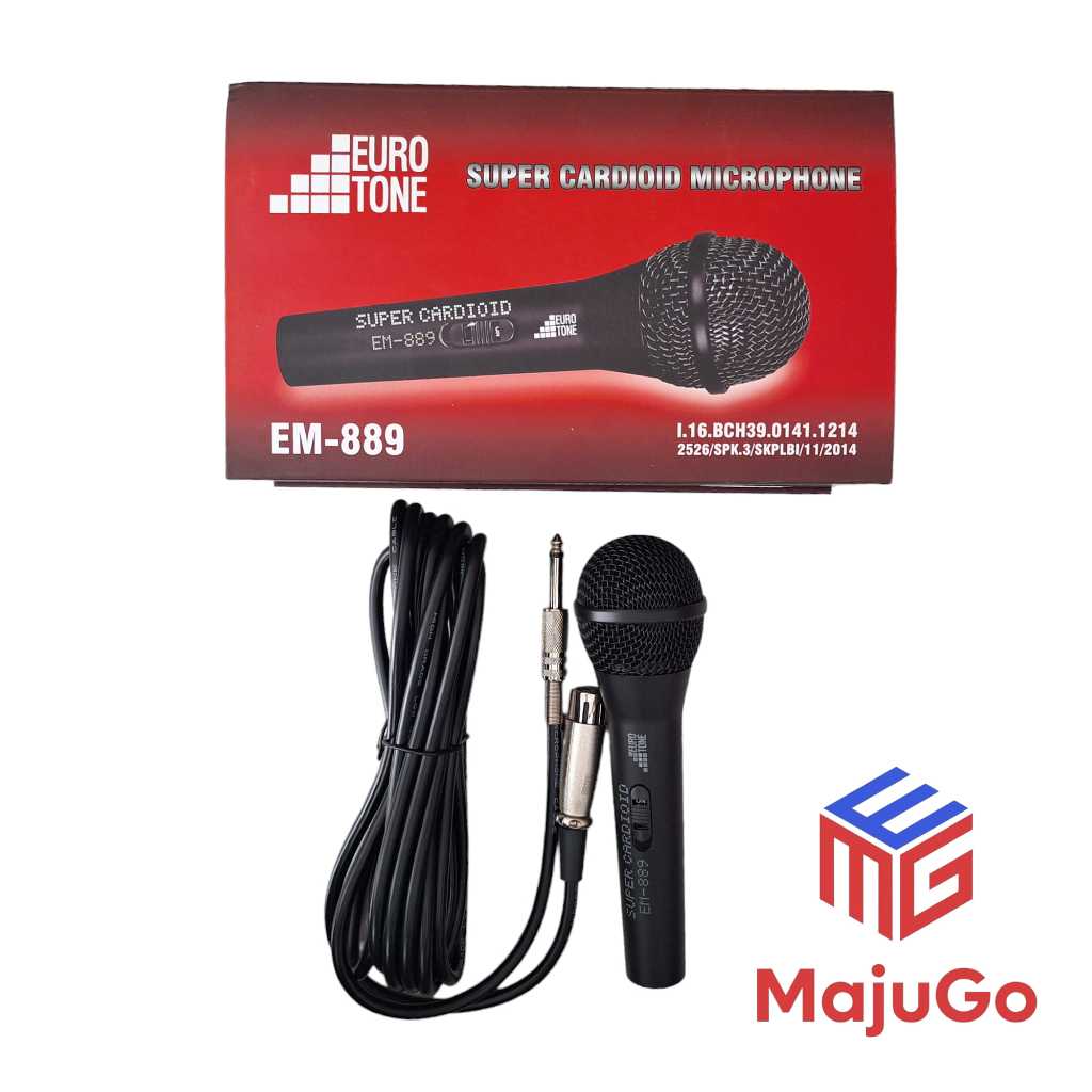 MIC EURO TONE SUPER CARDIODID MICROPHONE EM-889