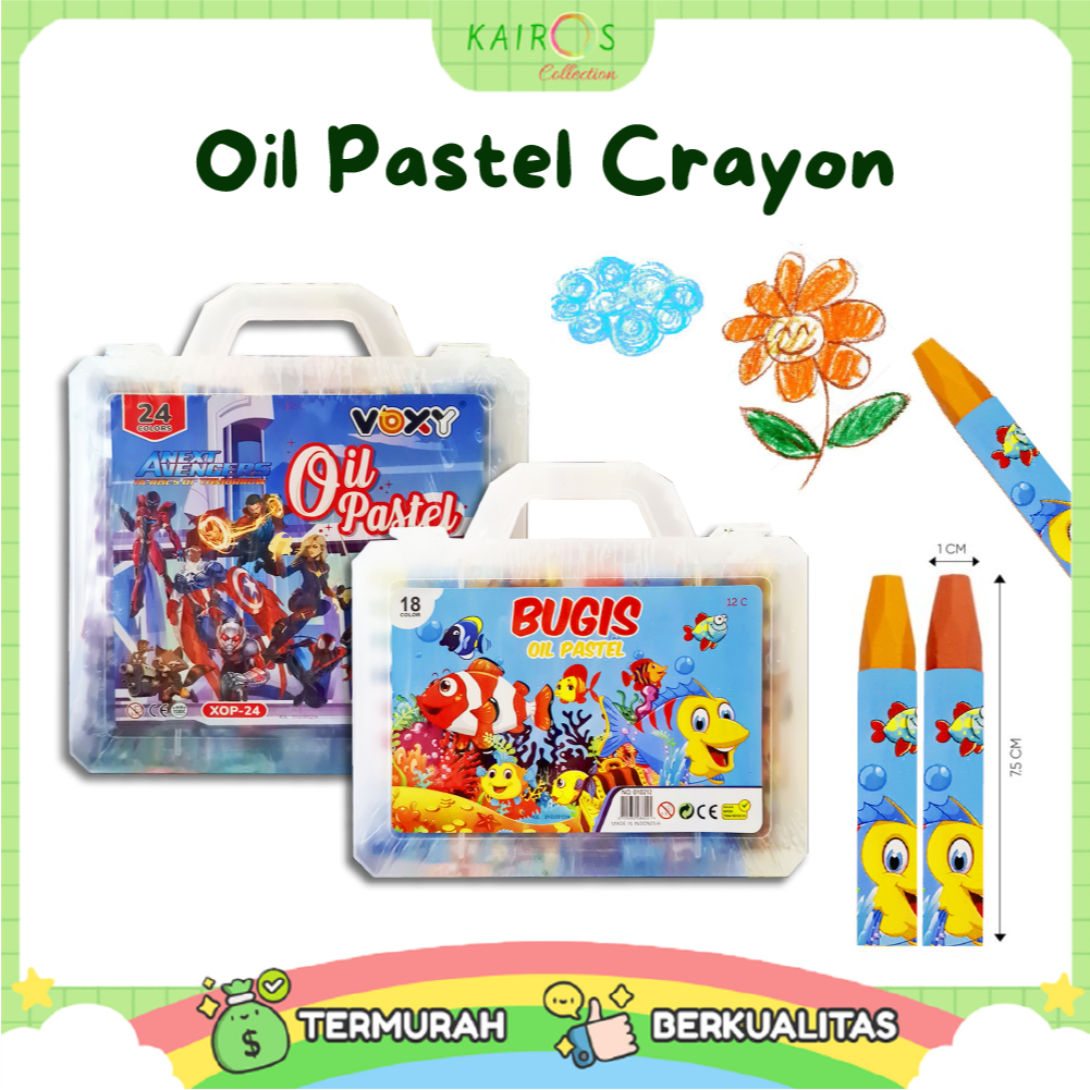 

Crayon Oil Pastel Krayon Anak Mewarnai