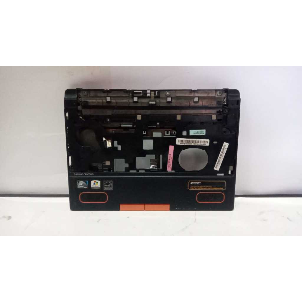Casing bawah laptop Toshiba NB520 + socket ethernet minus  tutup bagian bawah