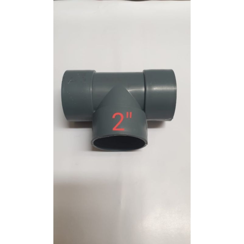 T 2" sambungan pipa paralon pipa air 2 inchi