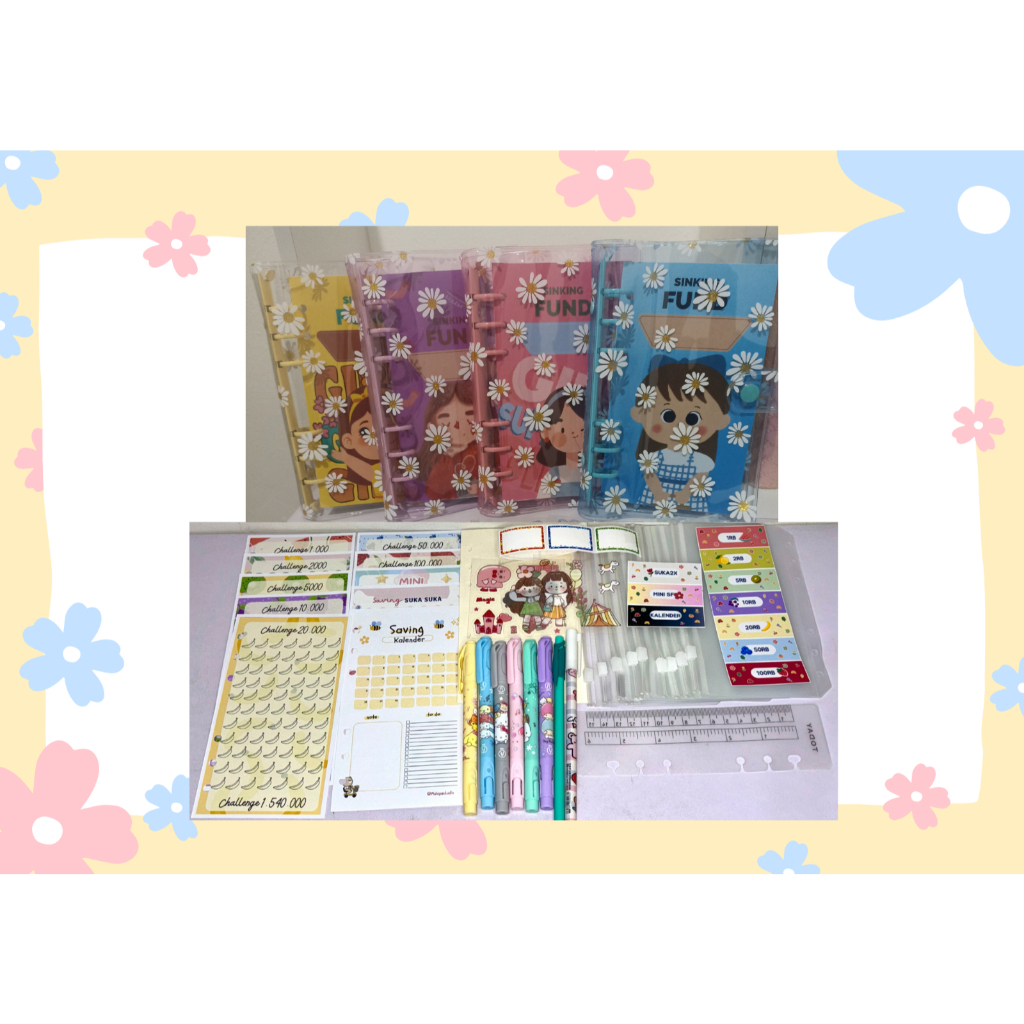 

Binder Nabung Saving Lengkap 10 Ziplock