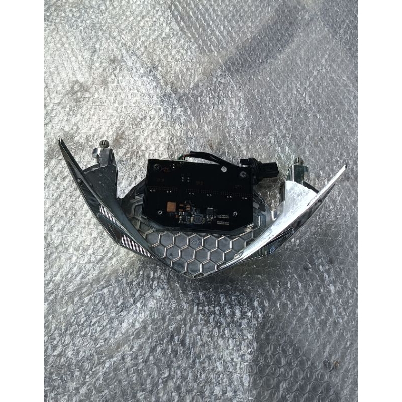 PCB LAMPU DEPAN BEAT LED PCB DAN CHROME LAMPU DEPAN BEAT LED - BEAT STREET LED ORIGINAL