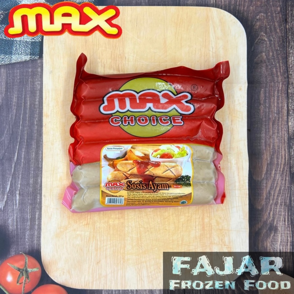 

MAX CHOICE SOSIS AYAM 500gr ISI 6 PCS