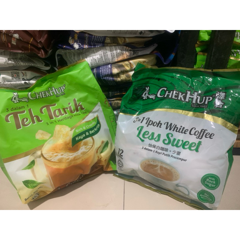 

Chek Hup Teh Tarik, Chek Hup White Coffee 3 in 1 Original Malaysia